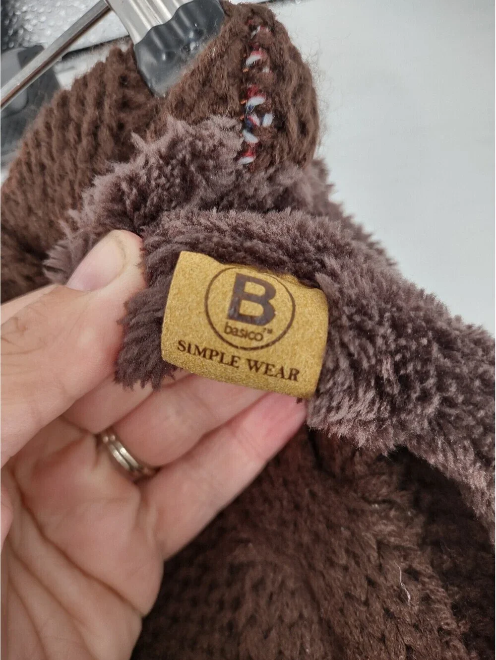 Basico  Simple Wear Infinity Scarf Brown 077